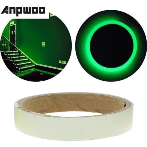 1.5cm*1m Luminous Fluorescent Night Self-adhesive Glow In The Dark Sticker Tape Safety Security Home Decoration Warning Tape