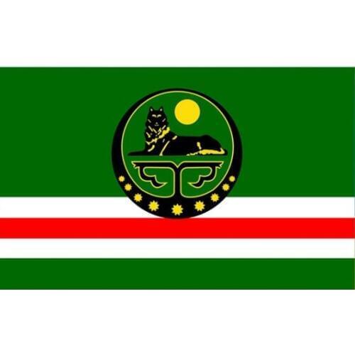 3x5ft polyester decorations flags banner with custom Ancient Russia Fedration Chechnya national flags banners with two grommets