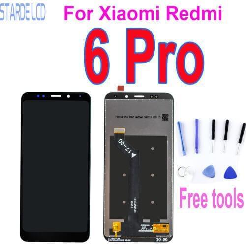5.84" Lcd Display For Xiaomi Redmi 6 Pro 6Pro Mi A2 Lite A2Lite For Xiaomi M1805D1SG Touch Screen Digitizer Assembly With Frame