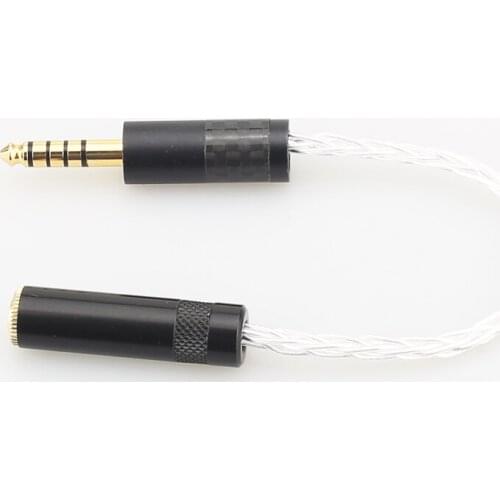 Audiocrast 4.4MM(Male) to 3.5MM(Female) ZX300A Adapter for Sony NW-WM1Z/A4.4mm