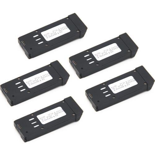 5pcs Battery For E58 JY019 FPV RC Quadcopter Spare Parts 3.7V 500MAH Lipo Battery Replacement For E58 JY019