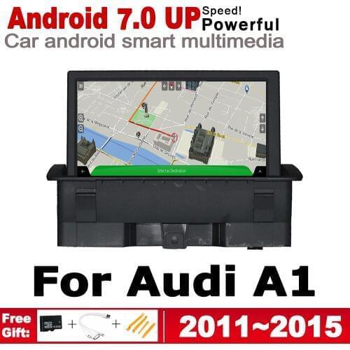 IPS Android 7.0 up Car Multimedia Player GPS Navigation For Audi A1 8X 2011~2015 MMI Original Style HD Screen 2GB+32GB WiFi BT