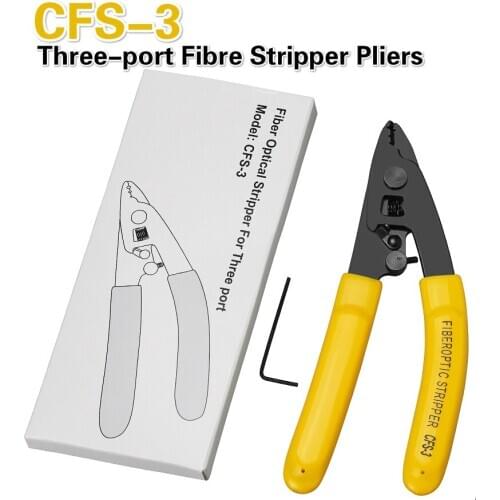 CFS-3 Three-port Fibre Stripper CFS-3 Fiber Stripping Pliers Wire Strippers Three Hole Stripper Plier for Miller