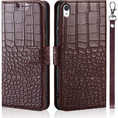 Crocodile texture Leather Wallet Flip Case for Sony Xperia Z1 L39H case Phone cover for Sony Xperia L39H case with Card Holder