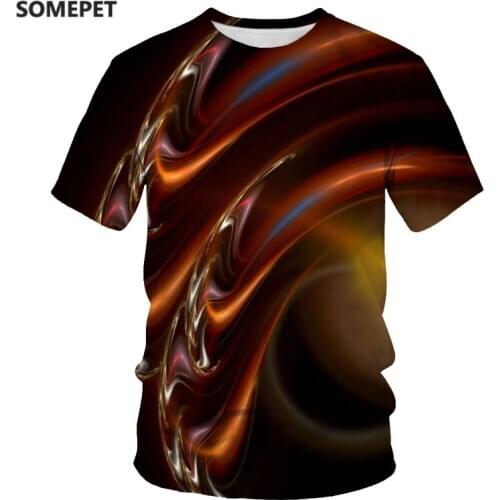 Turbo Curve Mens 3D Printed Mens T-shirt Three-dimensional Space Casual O-Neck Mens Clown T-shirt for men Hip-Hop Apparel