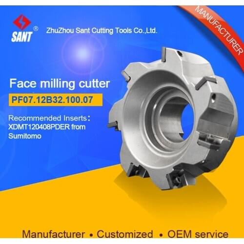 Mached insert SOMT12T308PEER Indexable milling cutter milling tools facing cutter cutting PF06.12B32.100.07