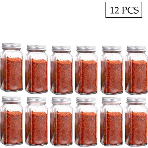 Seasoning Box Lid Condiment Pot Seasoning Bottle Glass Kitchen Supplies And Materials Saltcellar Canister Set 14 Glass Spice Jar