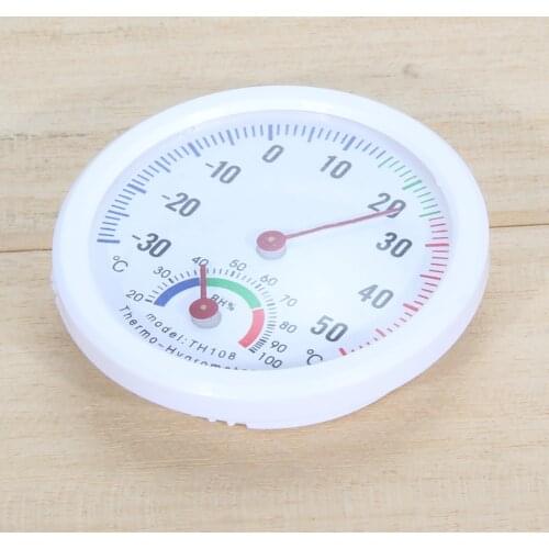 Mini Bell-shaped Scale Thermometer and Hygrometer for Home or Office