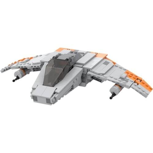 MOC Star Space V-Wing Airspeeder Wars Serieshigh-tech Model Building Block Bricks Kid DIY Toy Christmas Gift For Children