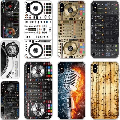 Music DJ Mixer Cover For Wiko Y81 Y51 Y62 Y61 Y50 Y60 Y80 Sunny 5 Lite View 5 Plus 3 4 Lite 2 Go Power U20 U10 Phone Case