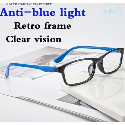 Tr90 Reading Glasses Women Men Transparent Blue Light Blocking Frameless Computer Glasses Presbyopia Reader 1.5 2.0 2.5 3.0 4.0