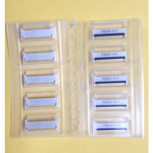 30pcs/lot Original new LCD display FPC Connector For Samsung Galaxy Tab A 10.1 SM-T580 T580 T585 T587 35pin on motherboard