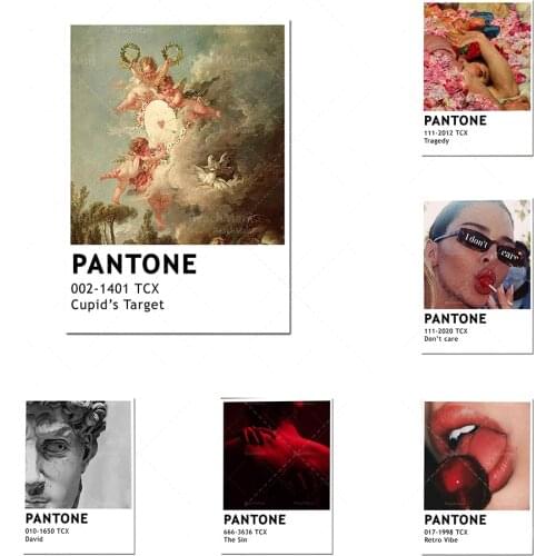 Pantone David posters, sculpture prints, Pantone fashion prints, aesthetic posters, grey posters, David illustration posters