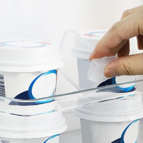 Refrigerator Storage Partition Board Free Combination Plastic Kitchen Tools Snap Type Bottle Can Shelf Sorting Partition Board