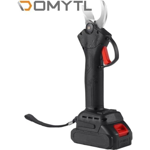 30mm Diameter Electric Pruning Shears Fruit Tree Gardening Shears Lithium Battery Rechargeable Thickening Belt 2 Plus 1 Charger
