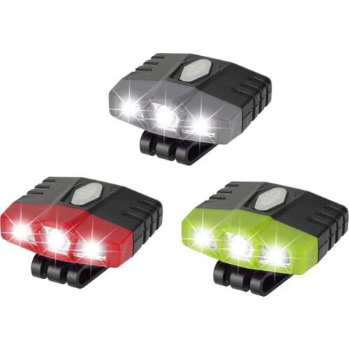 LED COB Projector Torch USB Rechargeable Clip on Lamp Camping Hunting Light