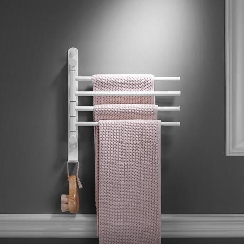 European Simple Brass Black Towel Rack,Bathroom Activity Towel Rack,180 Degree Rotating,Hotel Houshold Hardware Accessories