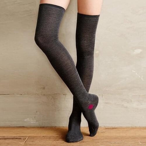 Women Socks Stockings Warm Thigh High Over the Knee Socks Long Cotton Stockings medias Sexy Stockings medias
