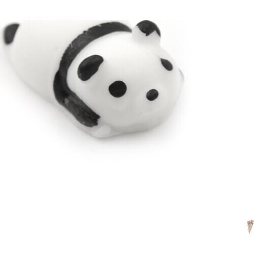 1PCS Kawaii Decompress Anti-stress Phone Straps Cute kawaii Squishy Panda Mochi Squeeze Stretchy charms