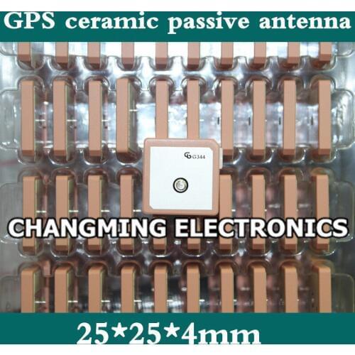 Built-in antenna 25*25*4mm GPS ceramic passive antenna GPS antenna(working 100% Free Shipping) 10PCS