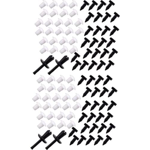 104Pcs/Set Car Accessorie Door Card Trim Clips Fit for Land Rover Defender