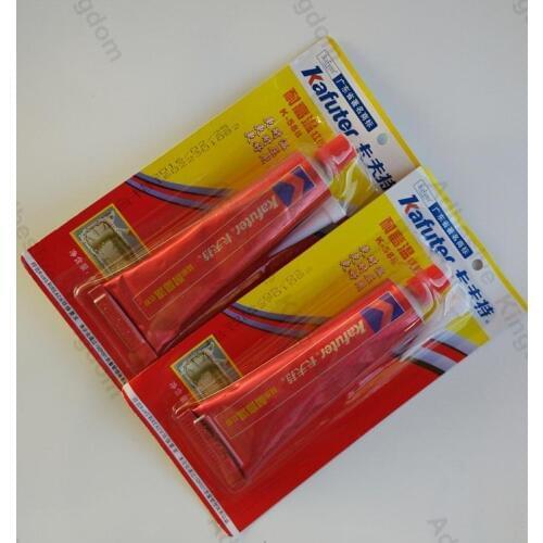 2Pcs 90g kafuter silicone free spacer red glue K-588 high temperature pressure automotive electronic machinery liquid sealant