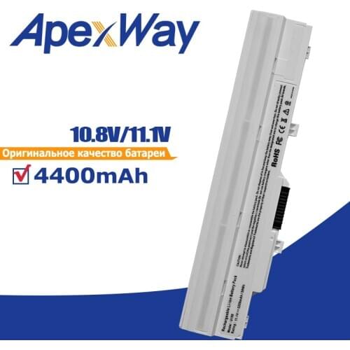 4400mAh white Battery for Msi BTY-S11 BTY-S12 X100 X100-G X100-L Akoya Mini E1210 Wind U100 U90 Wind12 U200 U210 U230