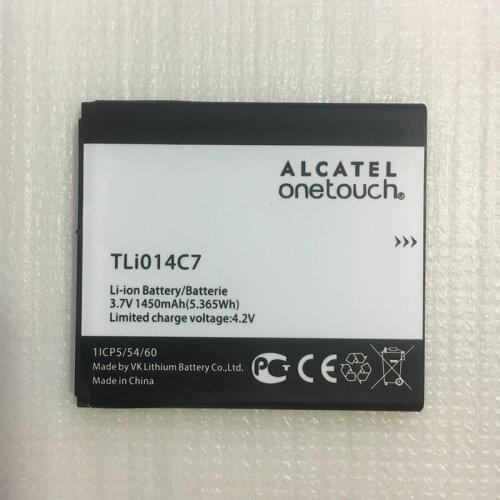 1450mAh battery For Alcatel One Touch Pixi First 4024D 4.0" Pop C7 7040D 7041D 7040E 7040A 7040F J720 TLi014C7 Batteries