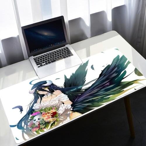 Overlord Anime Mousepad Gamer Keyboard Desk Mat Kawaii Mouse Mats Xxl Large Computer Accessories Rug Gaming Mouse Pad 900x400