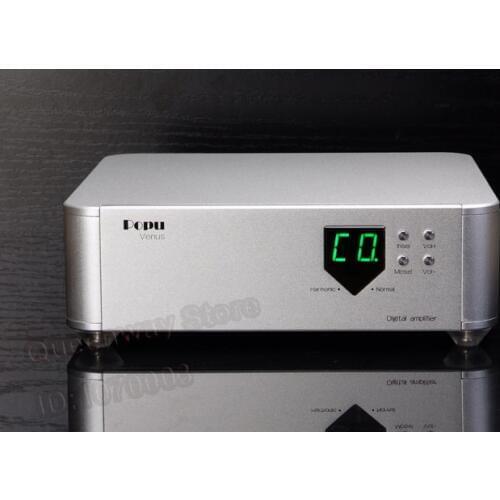 Venus pure digital amplifier HIFI amplifier support DSD128 160W+160W 4ohm 24Bit/32KHz-192KHz 0 static midpoint voltage