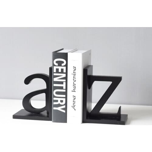 Decoration Arts crafts Home Nordic minimalist modern creative Bookends Book Study of American letters cabinet housing complex