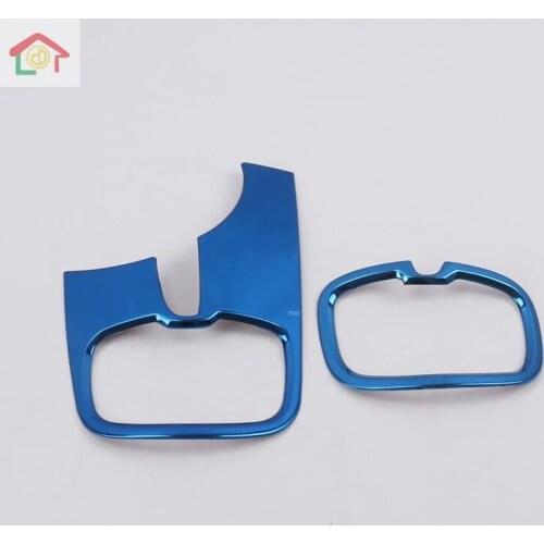 For Kia K2 Rio 4 x line 2018 2019 Interior Accessories Stainless Steel Air Conditonnal Vent Cover Trim AC Outlet Decoration