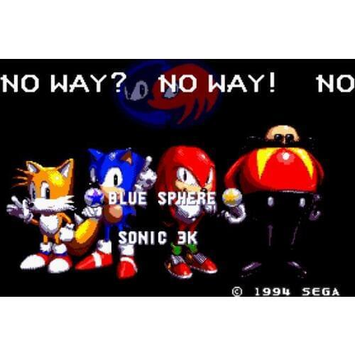 Sonic Blue Sphere Game cartridge 16 bit Game card for MegaDrive / Genesis system Drop shipping