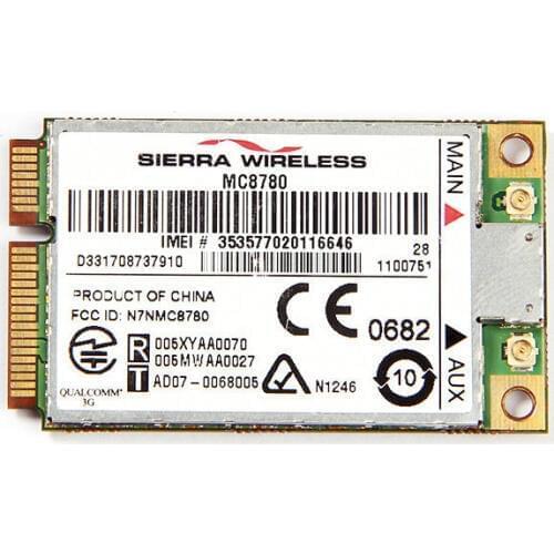 Card for Sierra Wireless MC8780 3G WWAN HSDPA HSUPA EDGE GSM GPRS Module Card Unlocked
