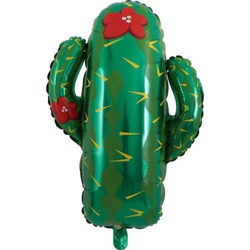 2Pcs Cartoon Cactus Aluminum Foil Balloons Birthday Party Balloons Wholesale Childrens Toys Party Supplies Decoration PA165