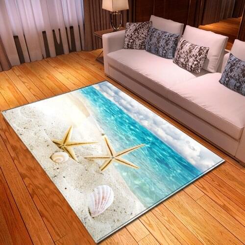 Beach shell floor mats living room bedroom sofa carpet corridor decoration large carpet modern home childrens bedside floor mat