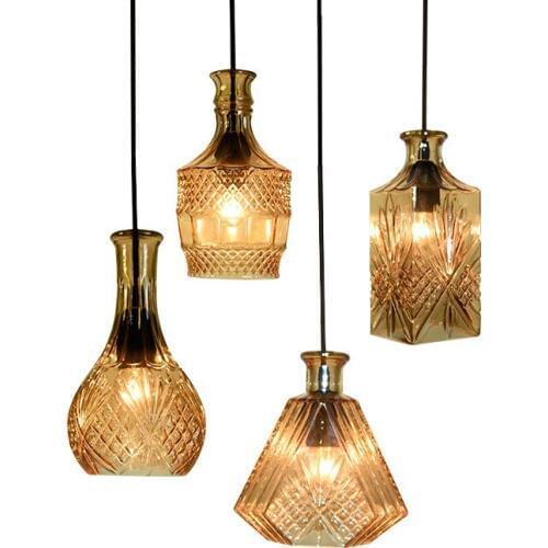 Nordic Simple Modern Pendant Lights Loft Industrial Glass Hanglamp Kitchen Bar Cafe Home Decoration Lustre Suspension Luminaire