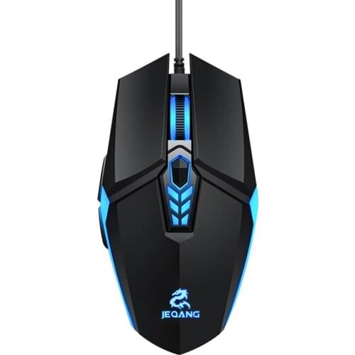 6D Wired Gaming Mouse E-sports Gaming Mouse Ergonomic Mice with 4 Adjustable DPI 4-color Breathing Light Mouse gaming