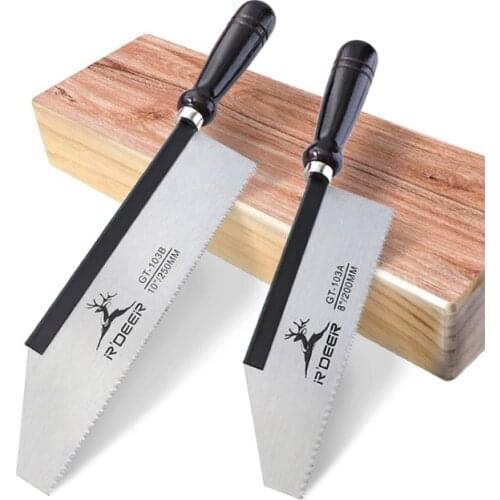 200/250mm Mini Hand Saw Hacksaw with Handle Manganese Steel for Woodworking Cutting Tools