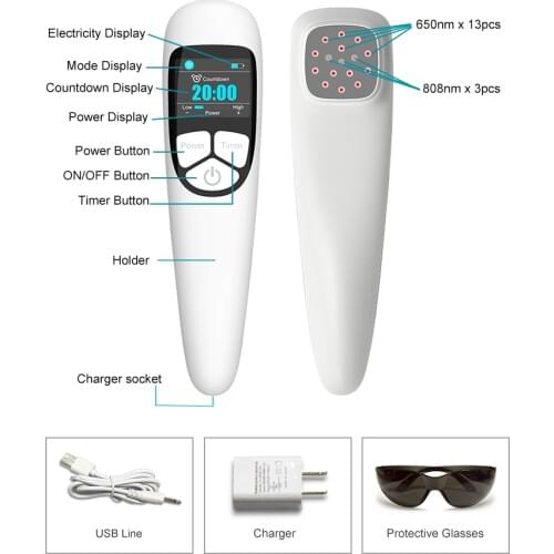 Family Medical Kit Health Massage Joint Pain Facial Paralysis Prostatitis Neurasthenia Pain Relief Laser Therapy