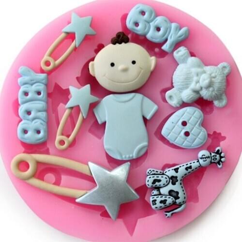 Lovely 3D Silicone Baby Cake Mold Babies For Sale soap Molds Chocolate Mold for the Kitchen Baking Sugarcraft Decoration Tool