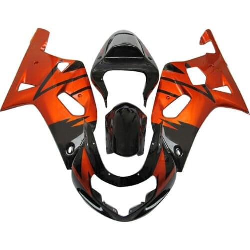 Brand new Fairings for SUZUKI GSXR 600 750 2001 2002 2003, Orange Black fairing kit GSXR600 GSXR750 01 02 03 PL94