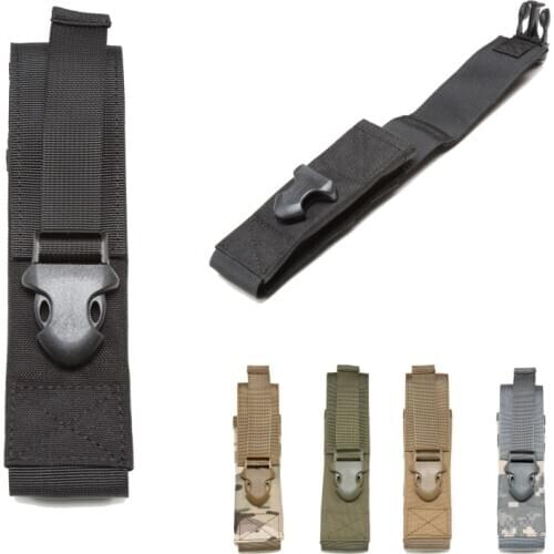 Molle System 1000D Flashlight Molle Pouch Military Accessories Airsoft Hunting Tool Pouch Molle Clip Flashlight bag