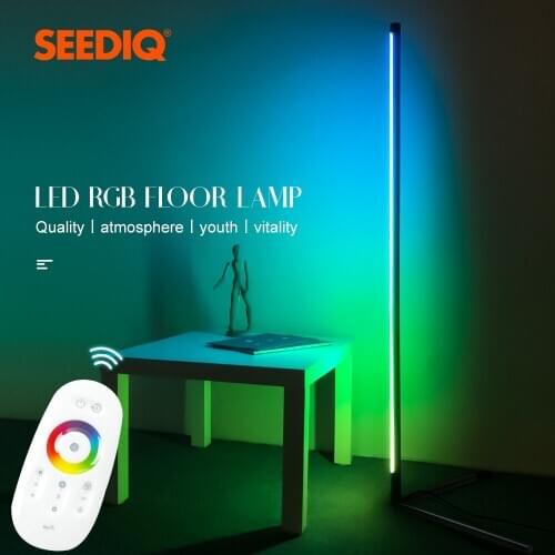 RGB Led Floor Lamps Living Room Standing Lamp For Bedroom Corner Lamp Nordic Corner Led Floor Lamp Modern Indoor Atmosphere Lamp