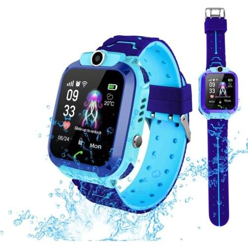 Q12 Childrens Smart Phone Watch Sixth Generation Positioning Watch Cross-border Boys and Girls Smart Watch Electronic Gifts
