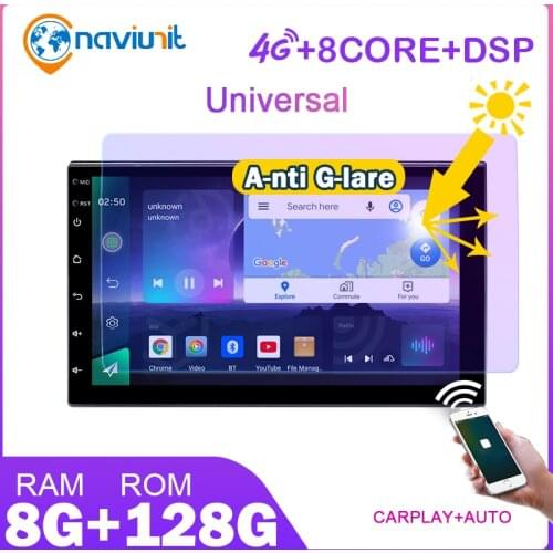 Universal 2 din android 10 car radio screen PX6 For Nissan Qashqai X-Trail Versa Kia Hyundai Santa Fe Accent CR-V Passat Lancer