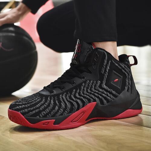 High quality anti-skid Wear-resistant Athletics Basketball shoes New high cut sports shoes Four seasons Men basketball sneakers