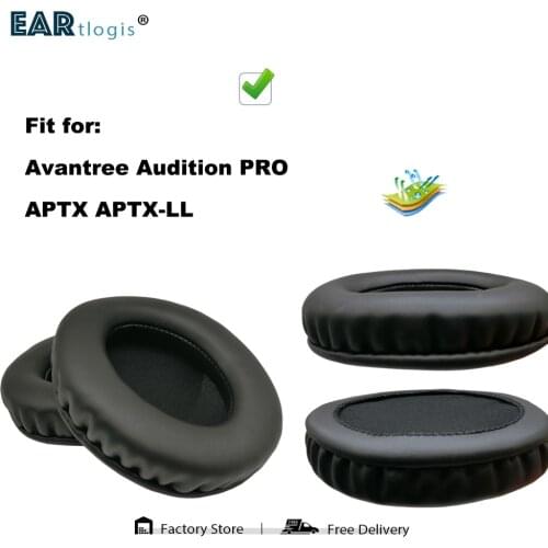 Replacement Ear Pads for Avantree Audition PRO APTX APTX-LL Headset Parts Leather Cushion Velvet Earmuff Earphone Sleeve Cover