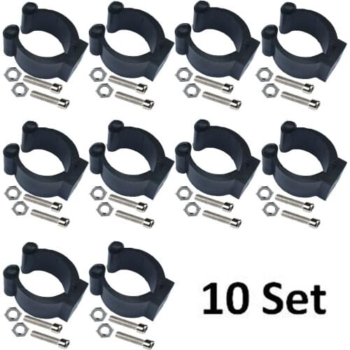 10 set Kayak Canoe Paddle Holder Paddle Clip keeper , Track Mount Deck Mounted