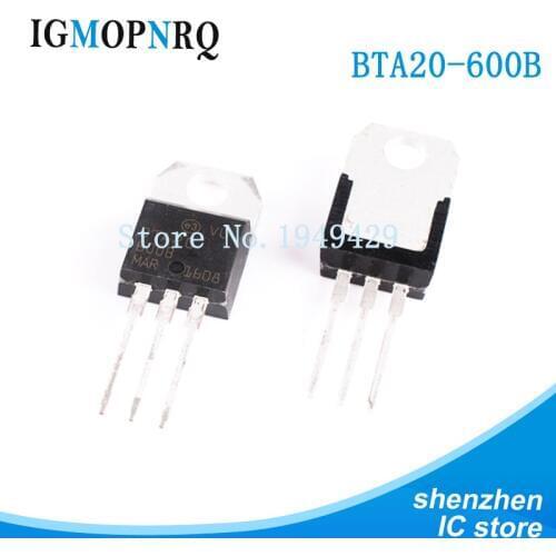 5PCS/lot BTA20-600B BTA20-600 TO-220 BTA20 20-600E New